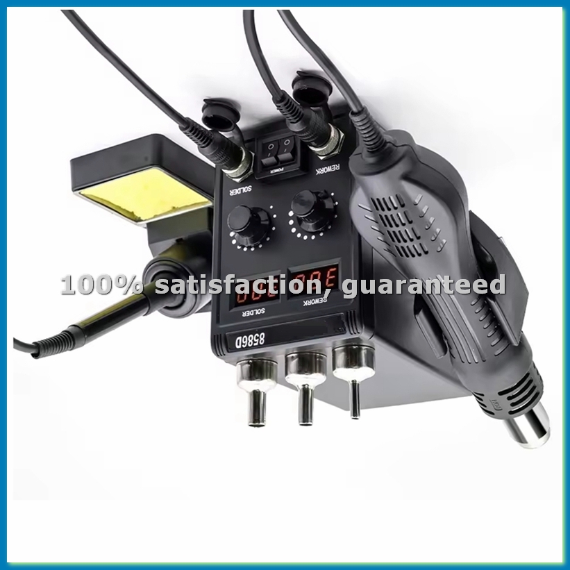 Smd Rework Station Hot Air Soldering 2 In 1 - 8586D SolderingStation 2in1 750W Sıcak Hava