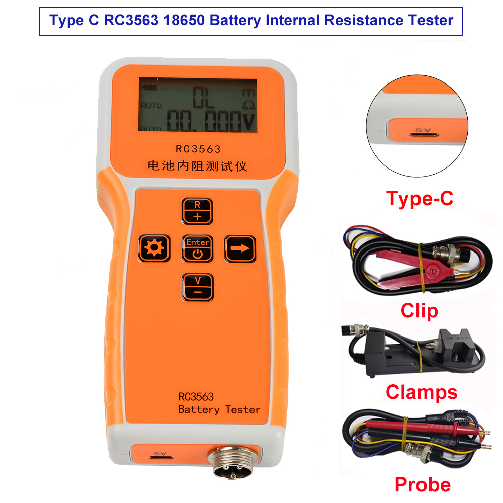 RC3563 18650 akü voltajı dahil - Battery Internal Resistance Tester Four Wire incelemesi ve fiyatı