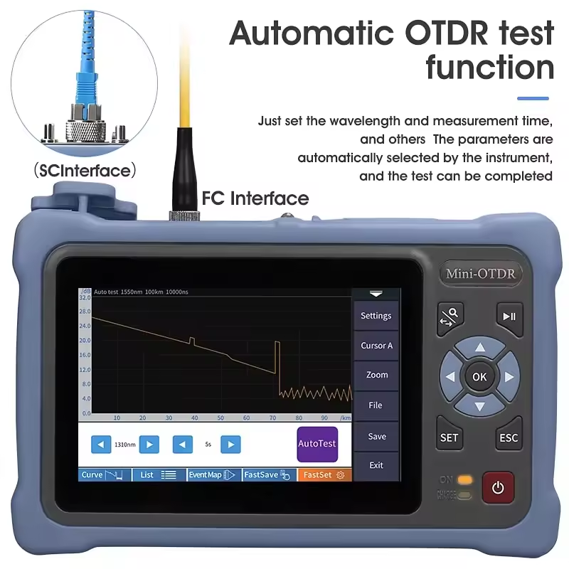Novker 12'si 1 Arada Mini OTDR - Optical Time Domain Reflectometer Otdr 1310 1550Nm incelemesi ve fiyatı