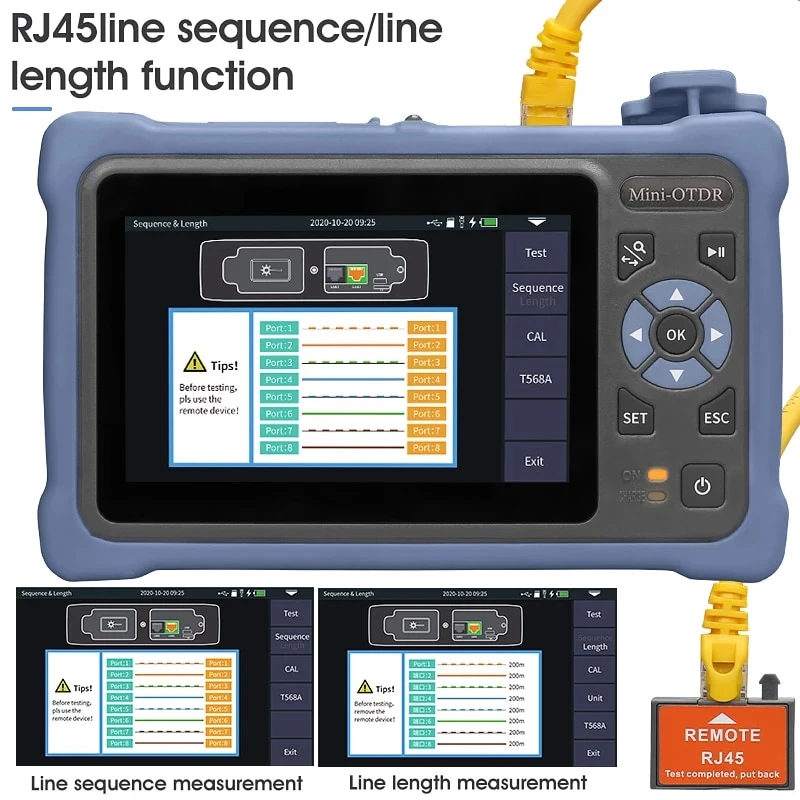 Novker 12'si 1 Arada Mini OTDR - Optical Time Domain Reflectometer Otdr 1310 1550Nm incelemesi ve fiyatı
